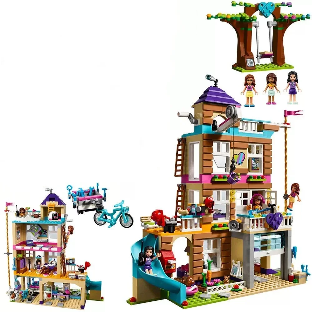 

868pcs Friendship House Compatible 41340 Building Model Building Blocks Children's Educational Toys Christmas Birthday Gift