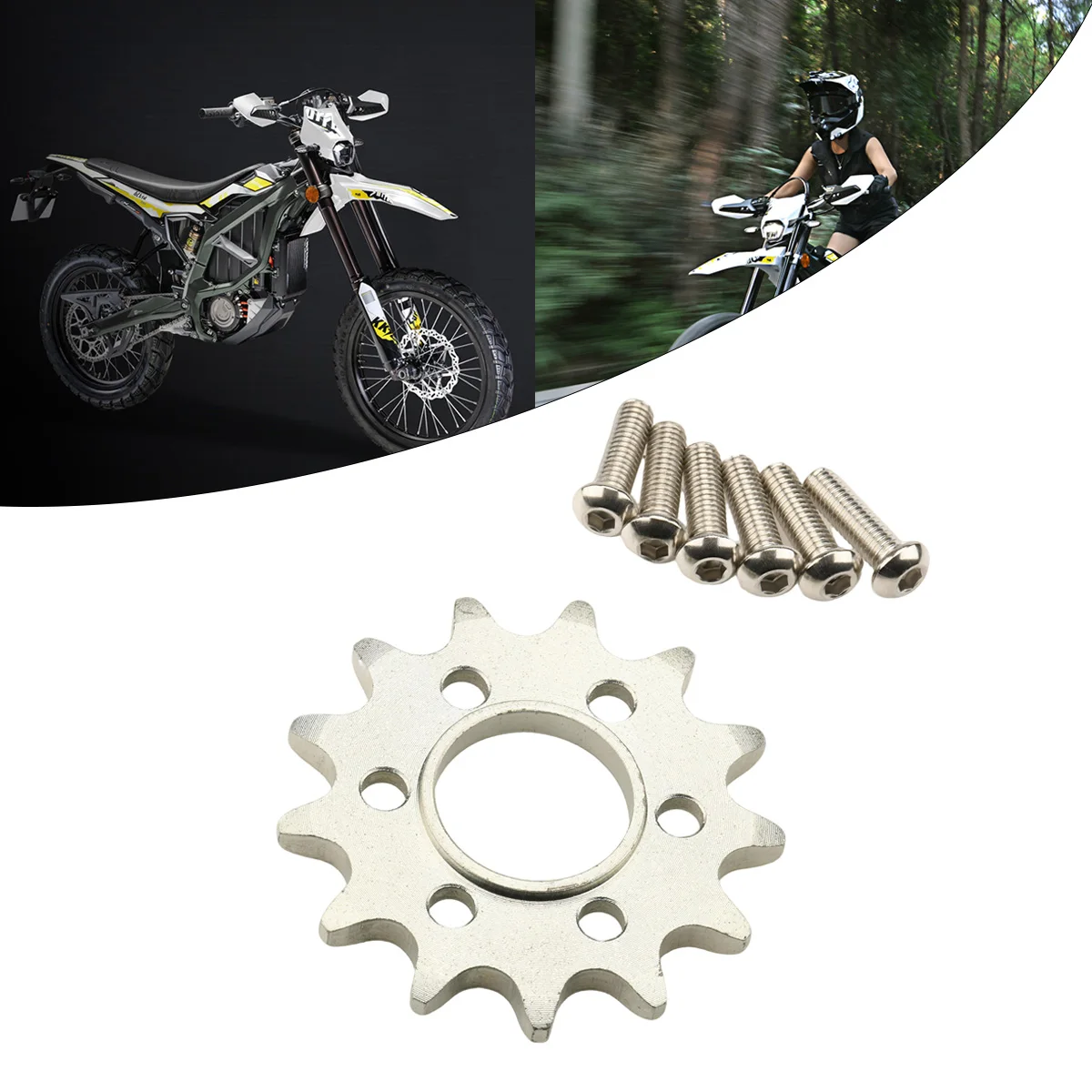 13T Front Chain Sprocket For Surron Ultra Bee Off-Road Dirt E-Bike Motorcycle Replacement Accessories Parts