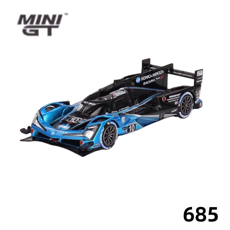 MINI GT 1:64 Acura ARX-06 GTP Simulation alloy static car collection model, children's toy gift, perfect gift for friends.