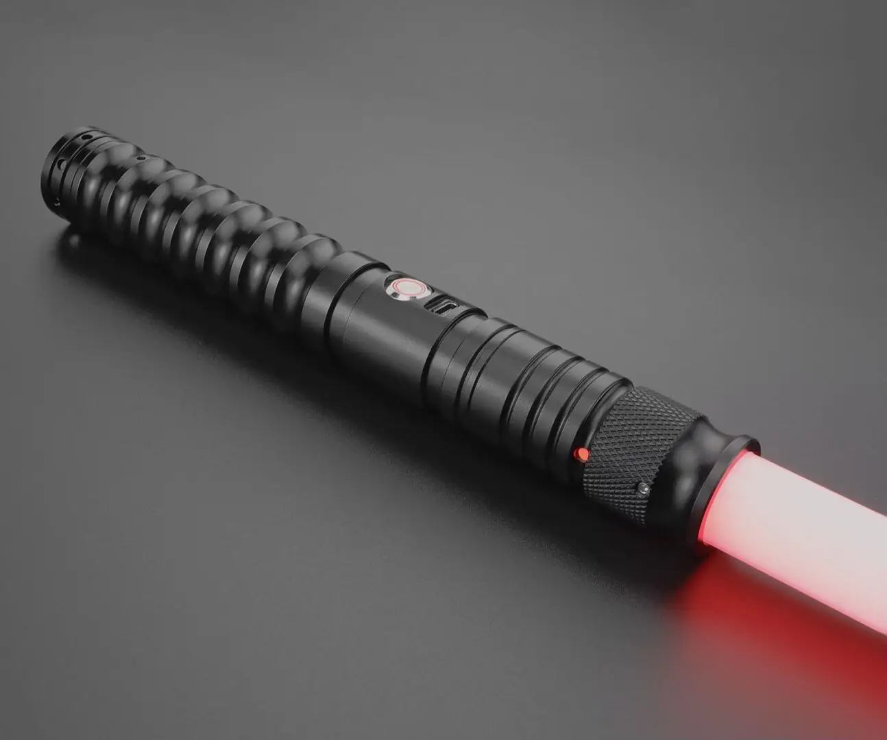 

DamienSaber Sensitive Smooth Swing Lightsaber FOC FX Heavy Dueling Light Saber Metal Hilt with 34 Sound Fonts Motion Control