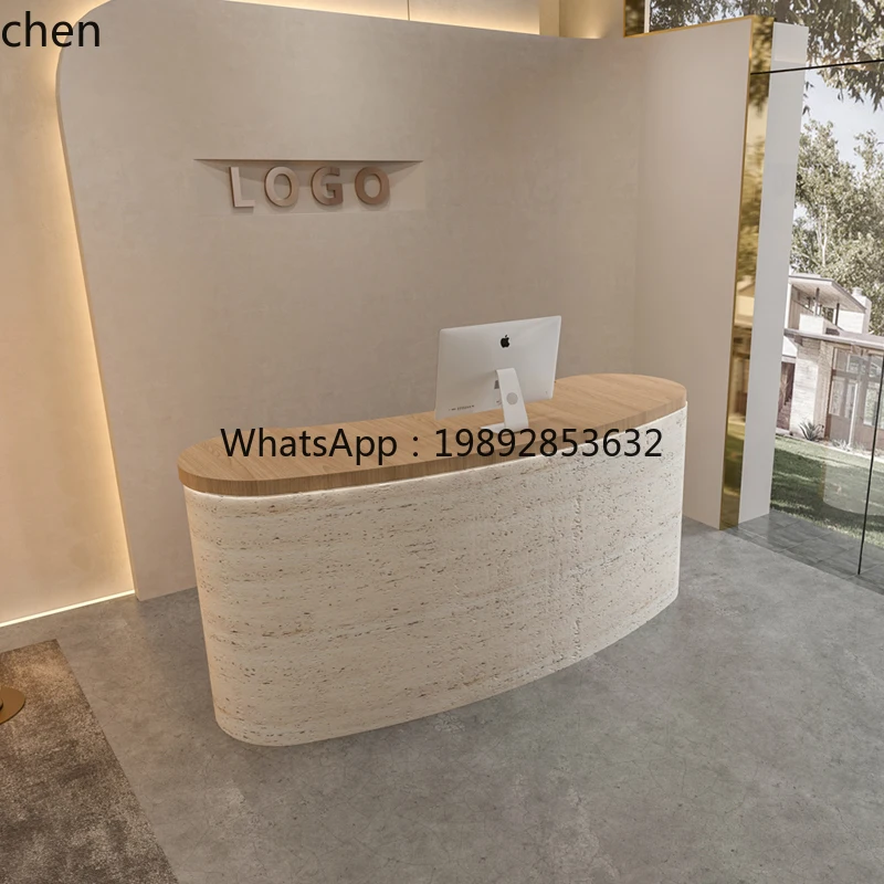 H1  wind tunnel stone cashier bar counter beauty salon log color front desk clothing yoga studio counter