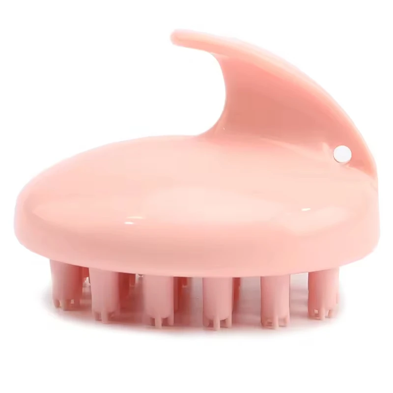 1pcs Pink Shampoo Brush 5 Claws Design High Elastic Silicone Massage heads Washing Hair Scalp Massage Tools