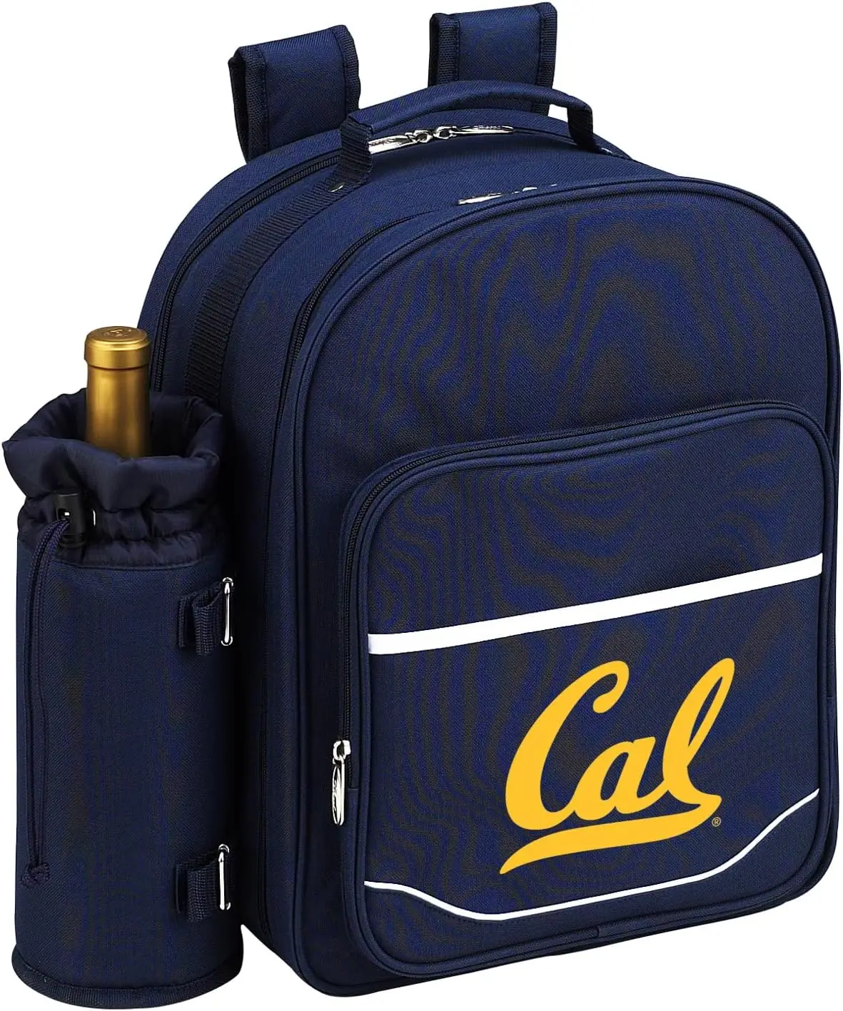 2-Person Picnic Backpack with Cooler and Insulated Wine Holder, Fully Equipped Picnic Bag for Couples, Designed and Assembled in the USA