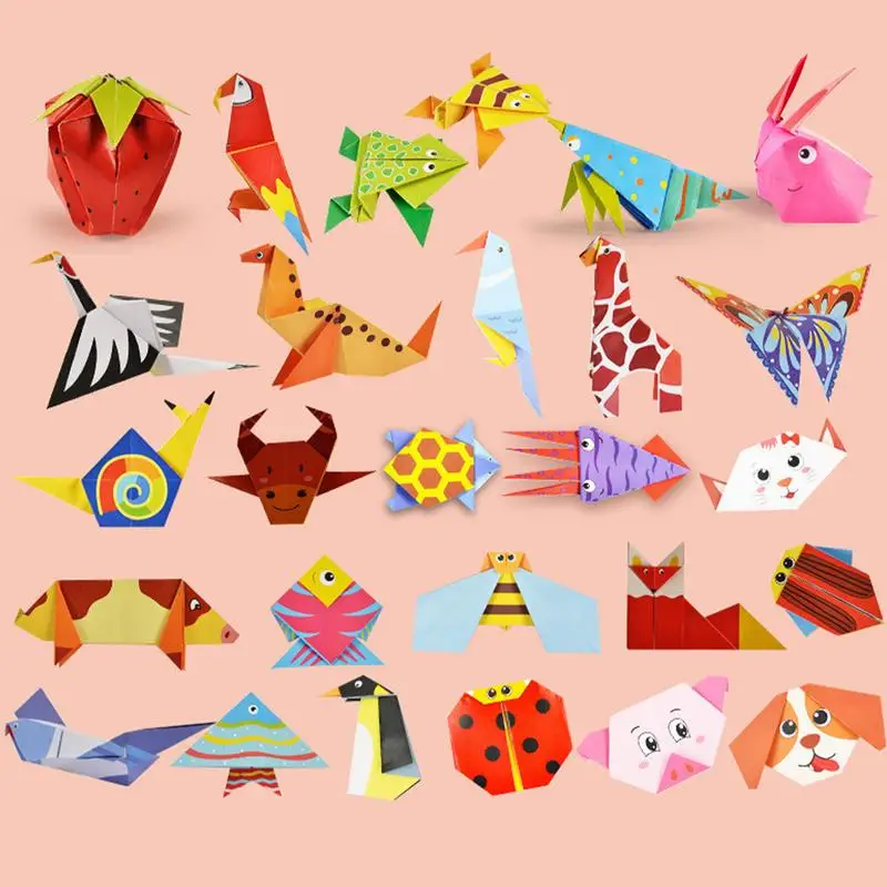 54 แผ่นพับกระดาษ CRAFT Guiding Book DIY Art CRAFT โครงการอุปกรณ์สําหรับผู้เริ่มต้นเด็กเด็กชายหญิง