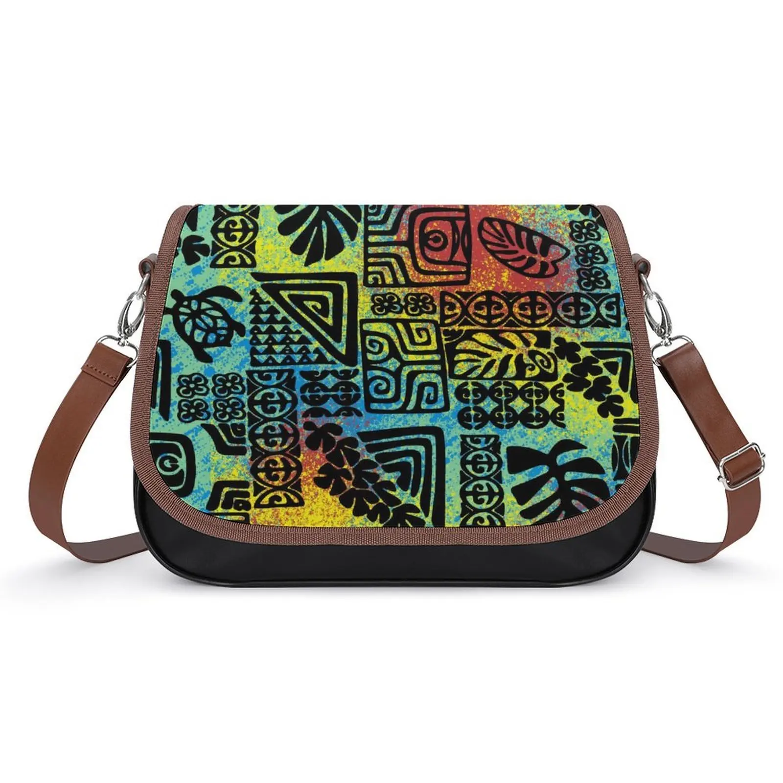 Tas Selempang Wanita Fashion Tas Wanita Berkualitas Tinggi Tas Penyimpanan Portabel Kecil Perjamuan Tas Selempang Kustom Polinesia