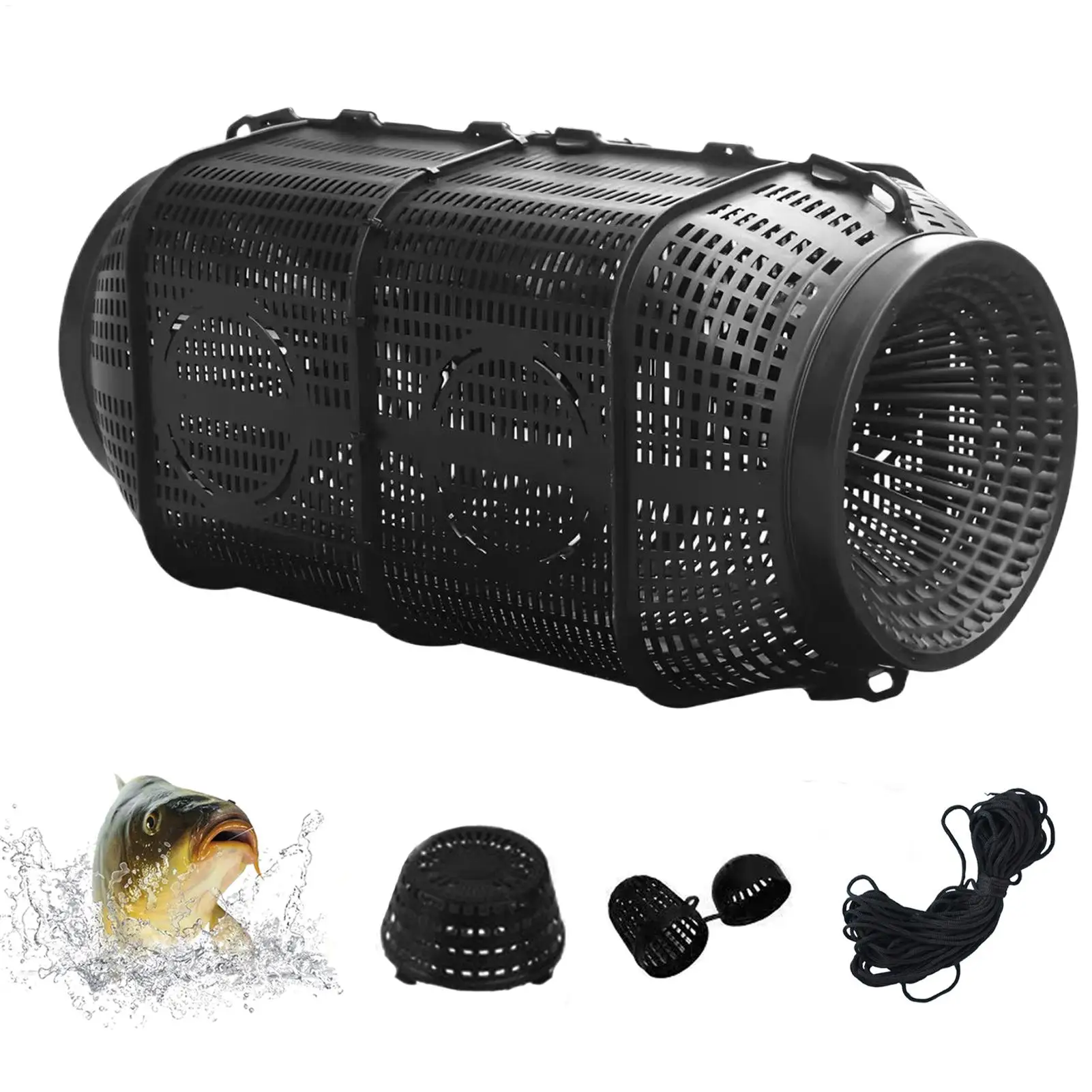 

Fish Trap Portable Minnow Trap Crab Cage Fishing Accessories for Catch Eel Shrimp Turtle Lake Pond Saltwater Freshwaters