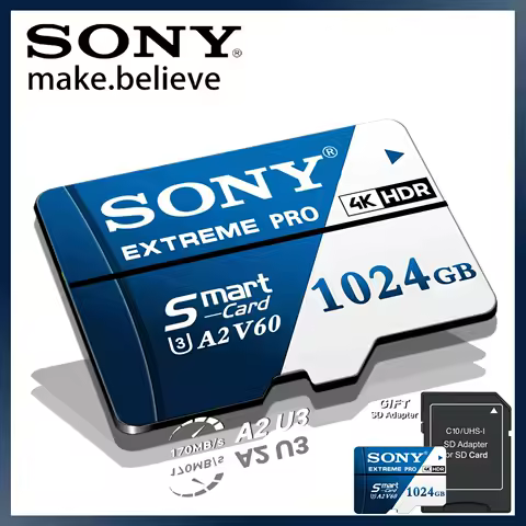 SONY Ultra Micro SD Card 128GB Memory Card 1024GB 512GB A2 U3 V60 4K Full Memory TF Flash Cards For Camera Phone PC