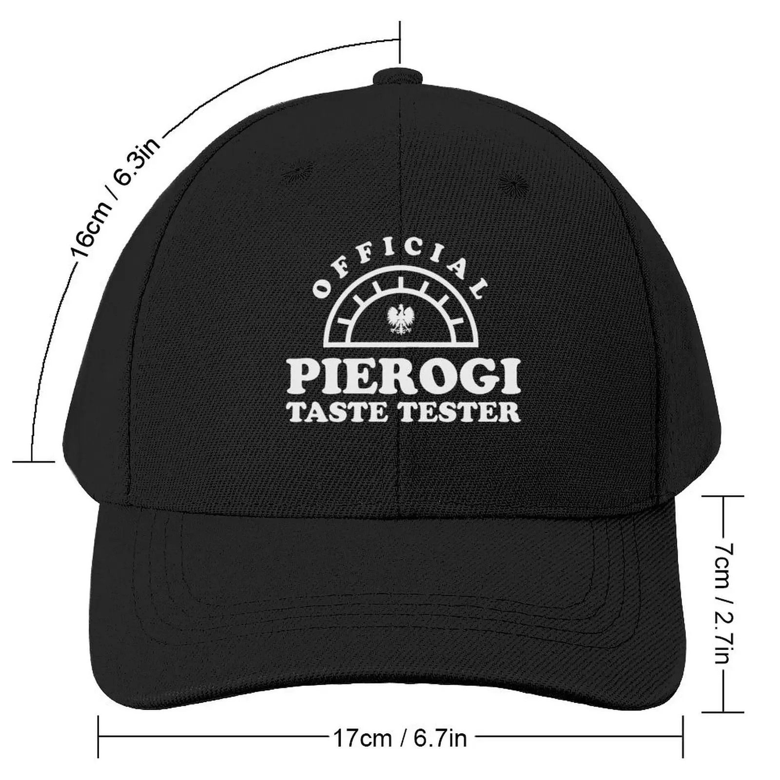 Dyngus Day Official Pierogi Taste Tester Funny Pierogi Polish Food Baseball Cap Trucker Cap summer hat Woman Men's