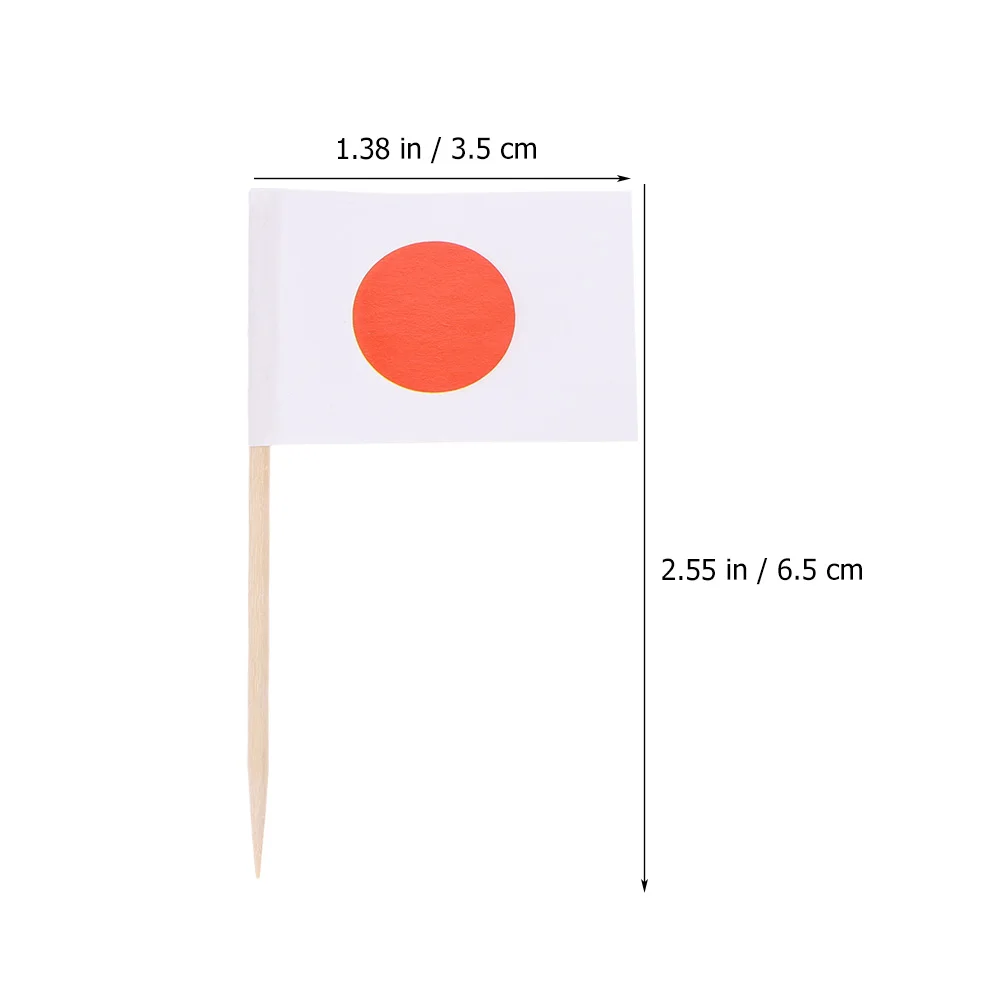 

200pcs Cake Card Toothpick Flags Birthday Toppers Gold Cupcake Disposable Sandwich Picks Flag Cake Decoration Kids
