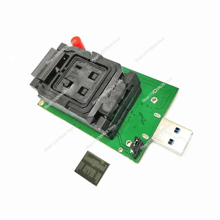 BGA254 read and write seat data recovery IC test seat emcp254 chip USB test seat without chip