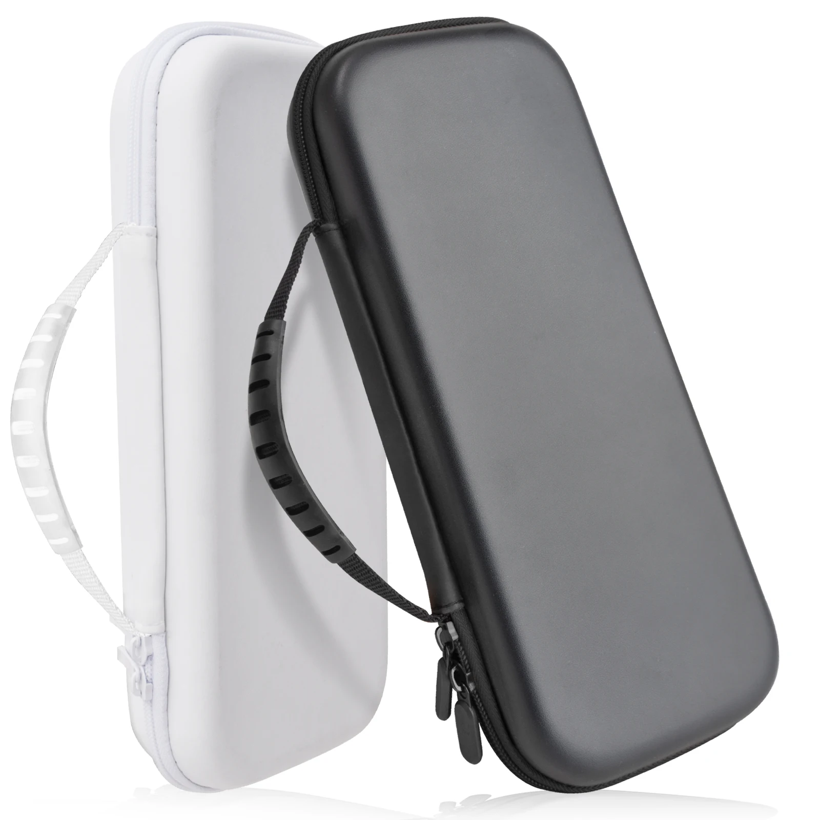 حقيبة حمل صلبة حقيبة حمل جلدية مقاومة للصدمات حقيبة تخزين صلبة محمولة لملحقات وحدة التحكم Asus ROG Ally