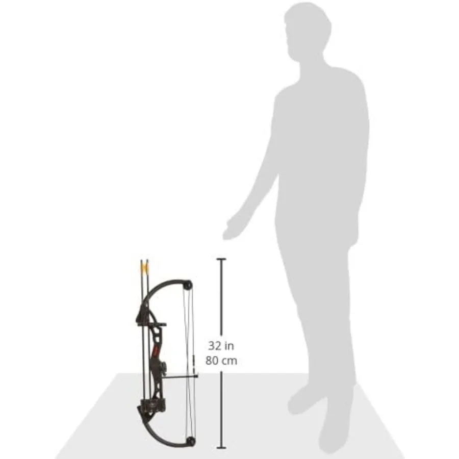 ชุดธนู Bear Archery Brave สำหรับเยาวชน แนะนำอายุ 8-12 ปี สำหรับคนถนัดขวา แรงดึงต่อเนื่องสูงสุด 25 ปอนด์ การวาดภาพต่อเนื่อง
