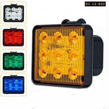 DC12-80V 9Leds car warning lights,Universal pickup truck Led emergency lights,trailer RV Led Taillight,waterproof