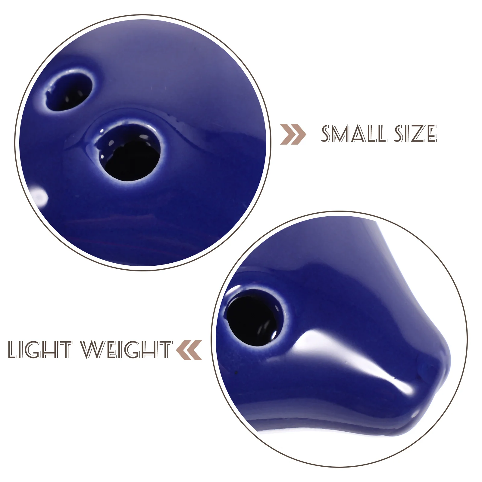 

Small Ceramic 6 Holes Ocarina Musical Instrument Beginner Kids Children Portable Practical Durable Ocarina for Kids