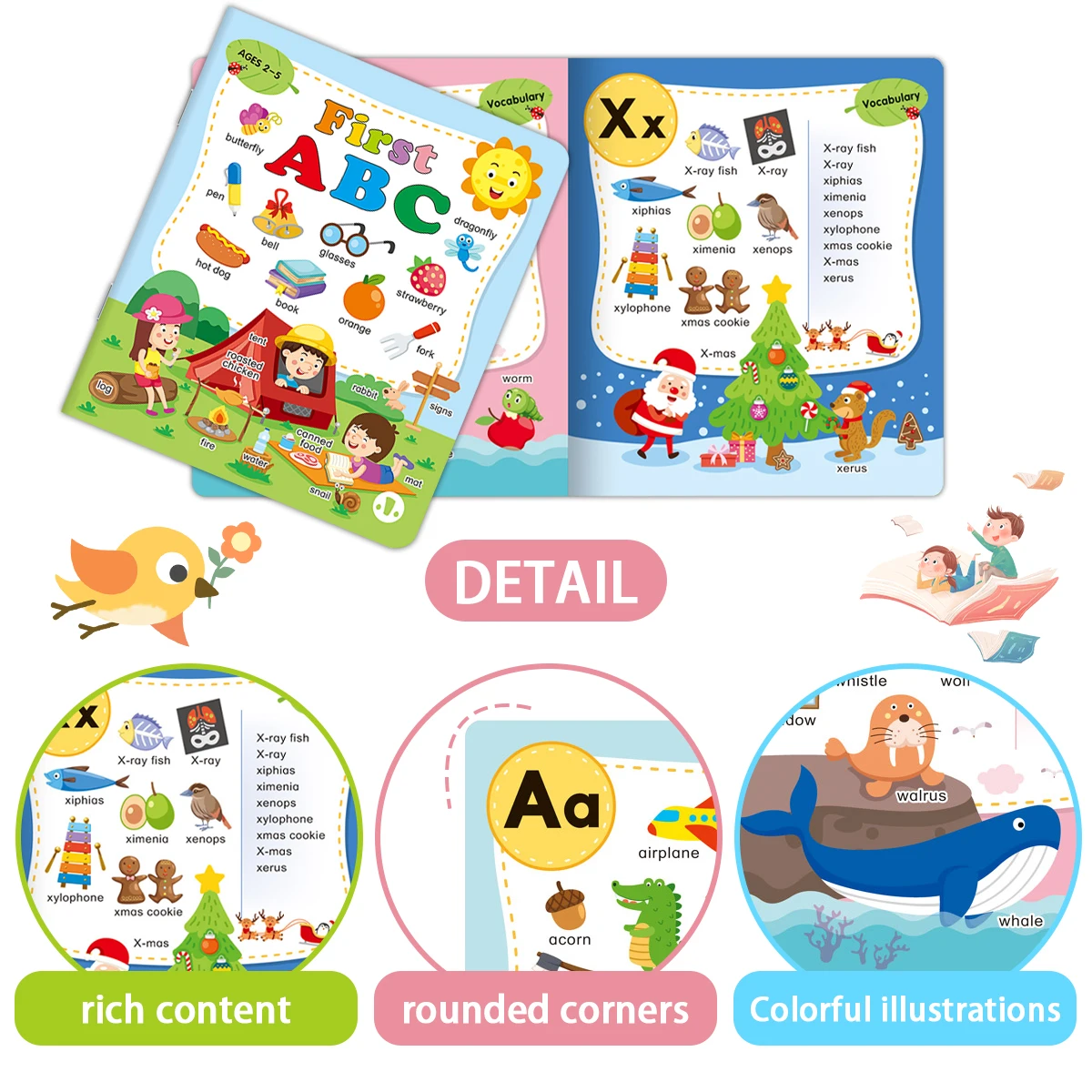 كتاب الأبجدية الأبجدي الأول لل - مراجعة Abc Kids Early Education وسعره