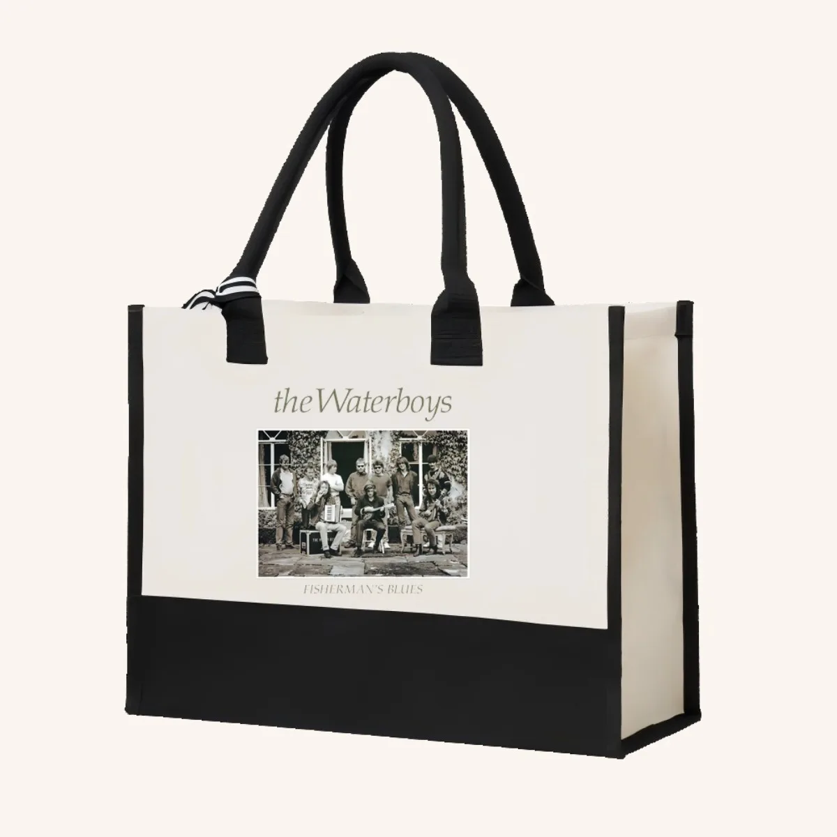 The Waters 2026 وصول جديد موضة عملية واسعة حقيبة حمل قابلة لإعادة الاستخدام نمط طباعة 2 لهجة الثقيلة حقيبة كتف كبيرة f #4