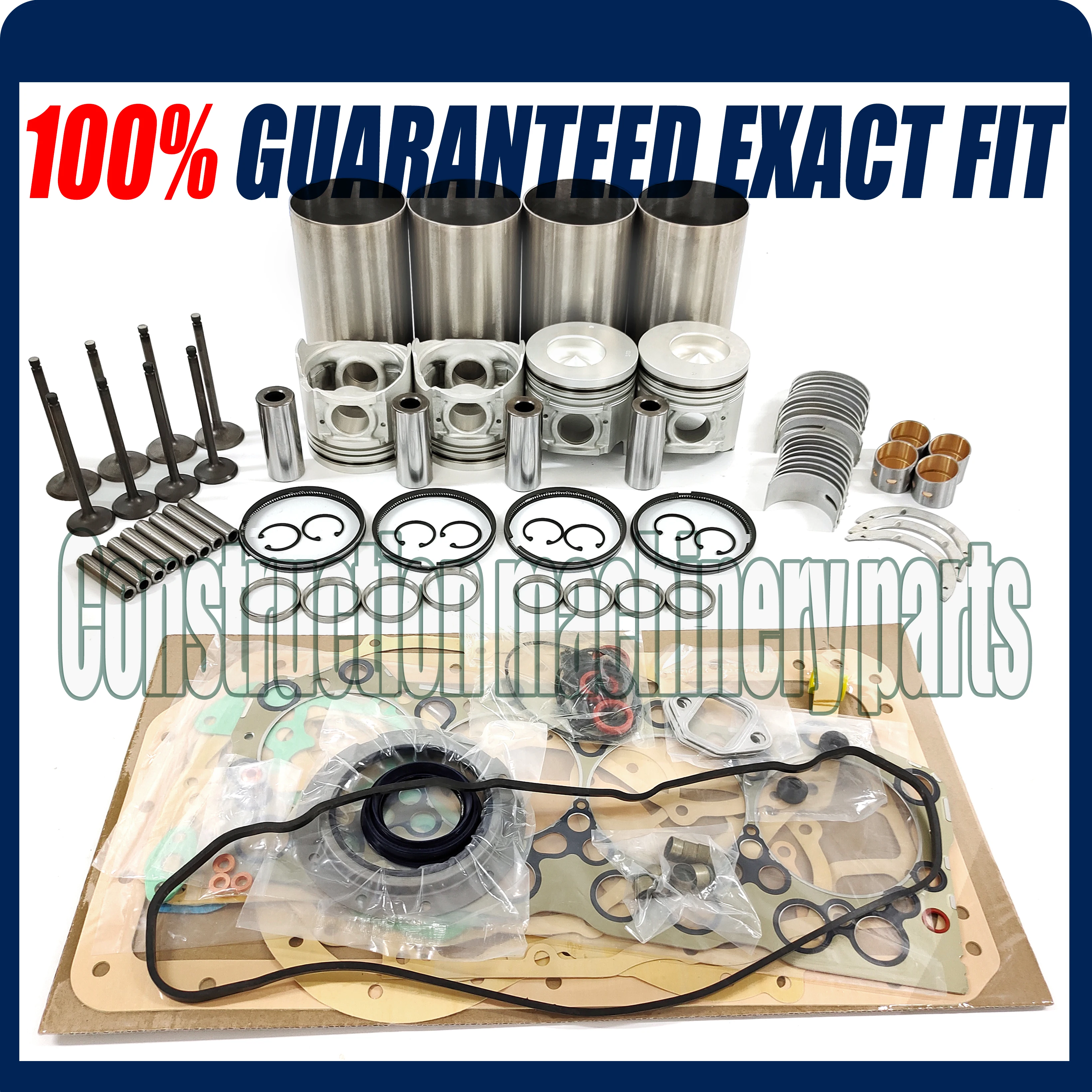 For Mitsubishi 4D35 4D35T Engine Rebuild Kit For Fuso Canter FE FG Trucks