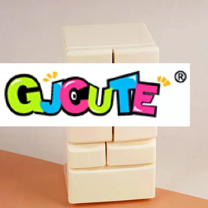 1 Set Playhouse Toys 1: 12 Doll House Cartoon Mini Refrigerator Miniature Food Play Kitchen Scene Pocket Furniture Model