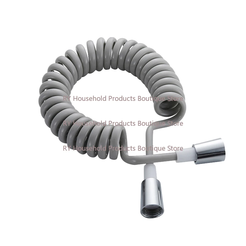 Shower Head Hose Wash Spray Gun Spring Inlet Hose Retractable Telephone Line Hose/2/3/4 Meter Shower Hose