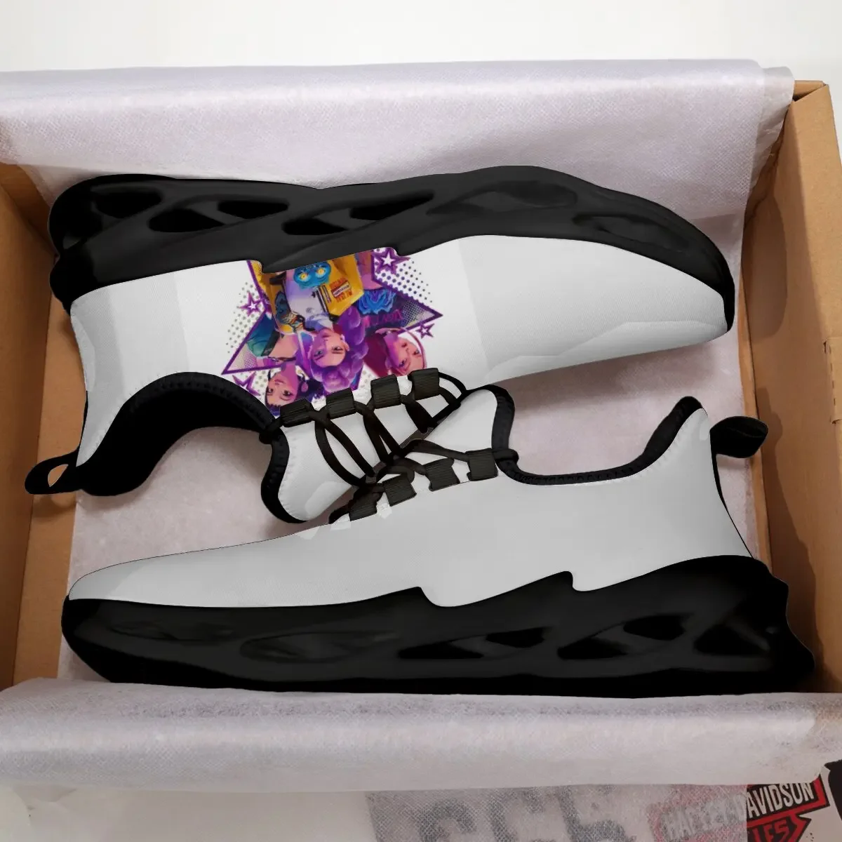 

Men's Shoes 2025 Trend Breathable Anime Pattern Sports Shoes Outdoor Non-slip Flat Shoes Trend Casual Breathable Sneakers