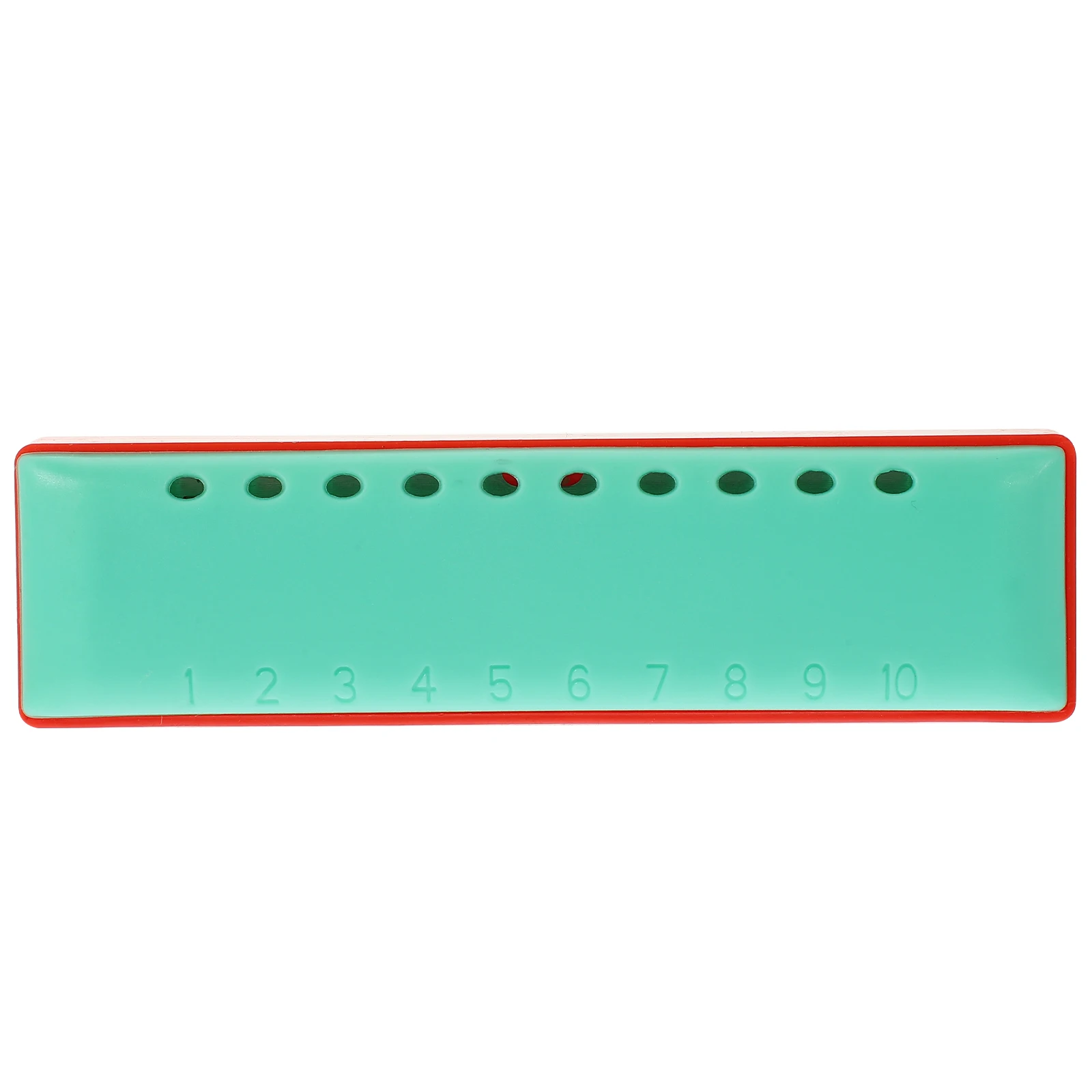 

Ten Hole Harmonica 's Beginner for Adults Musical Instruments Practice Portable Mini Resin