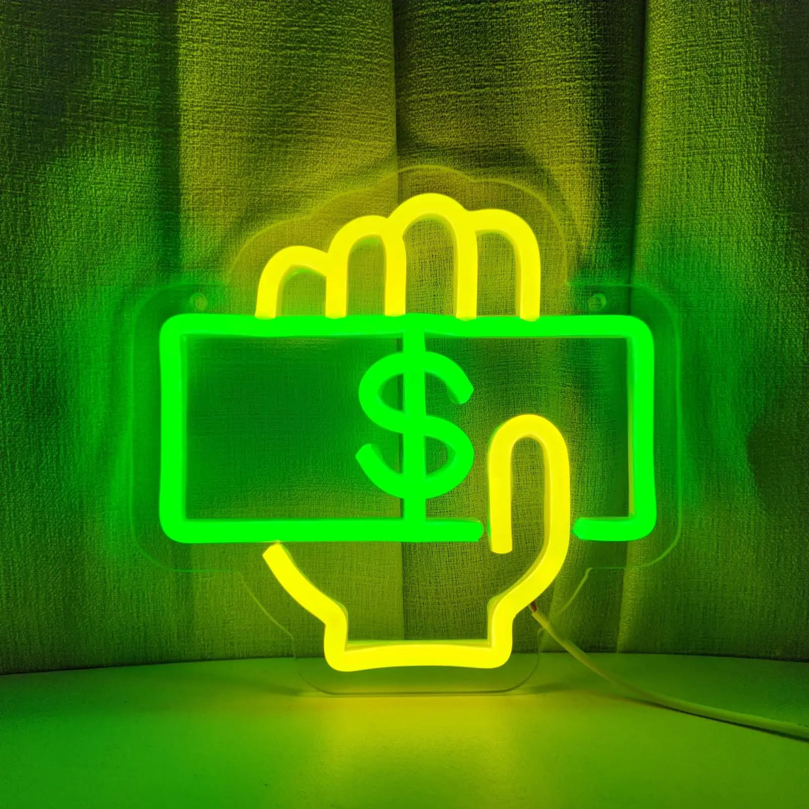 Money Neon Sign LED Neon light for Supermarkets Bar Coffee Shop Game Room Restaurant Room wall decoration light