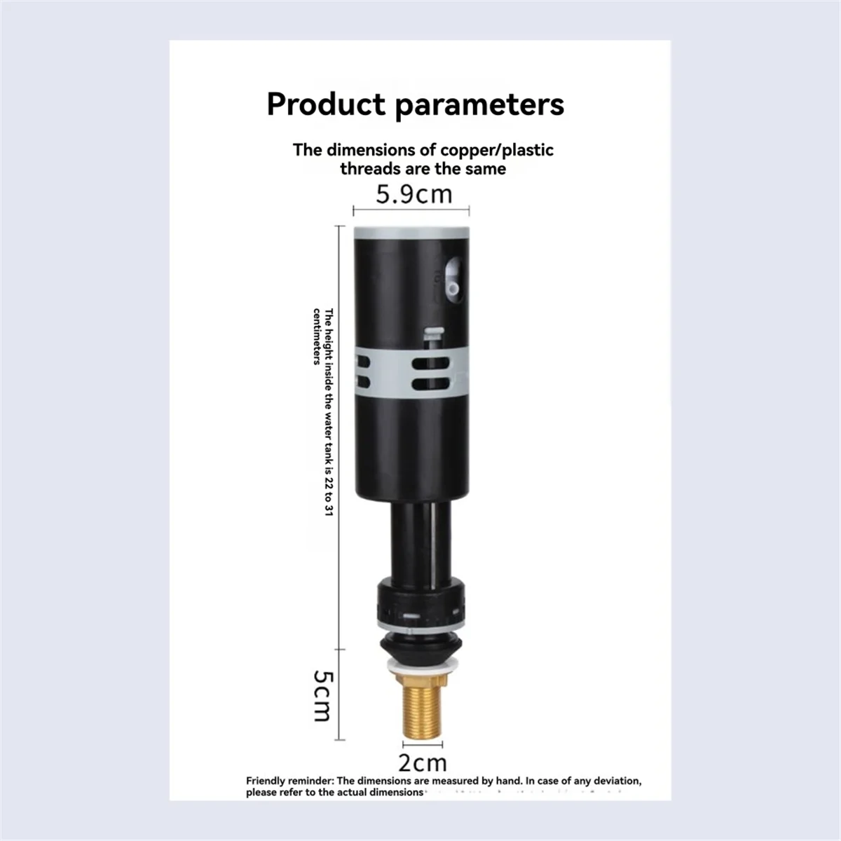 A002 Высокопроизводительный универсальный сменный комплект заправочного клапана для унитаза — тихая и быстрая заполняющая латунь, простая в установке