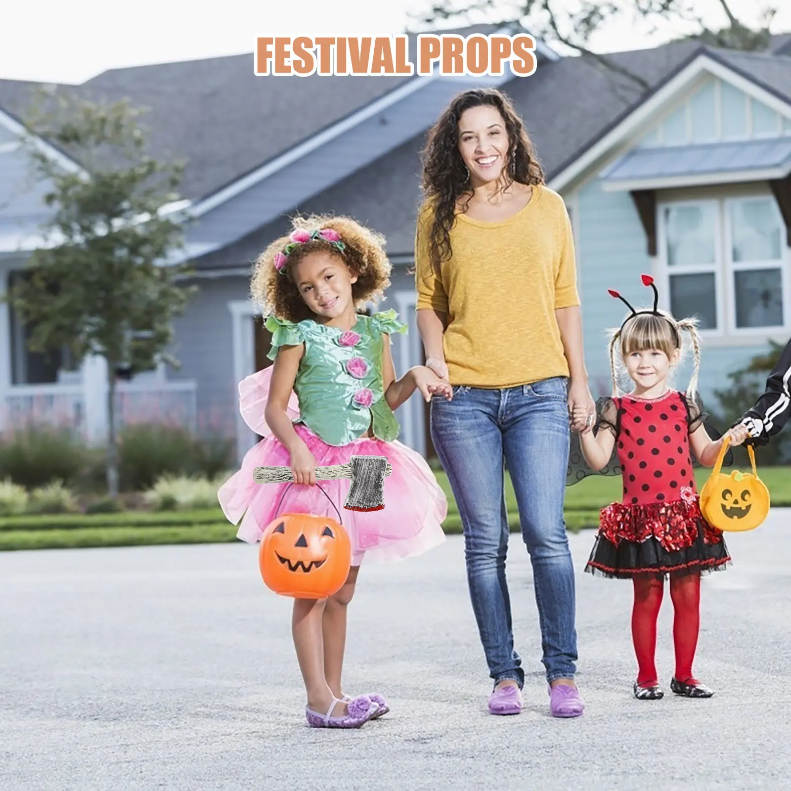 

Halloween Axe Prop Simulation Shape Creative Decorations Party Favor Unforgettable Atmosphere Kids Fun Decoration