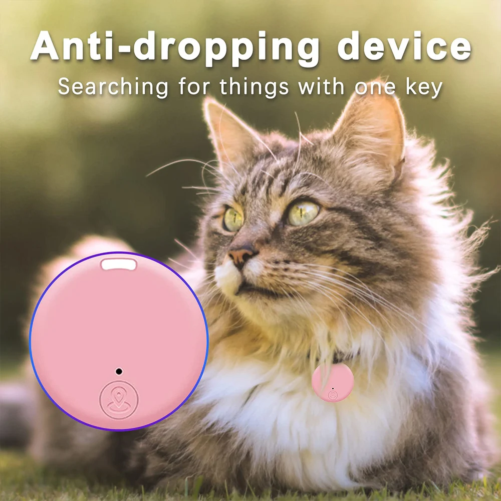 Mini GPS Tracker Device Anti-Lost Reminder For Pet Kids Bag Key Wallet Smart Bluetooth Connected IOS/ Android App Finder Locator