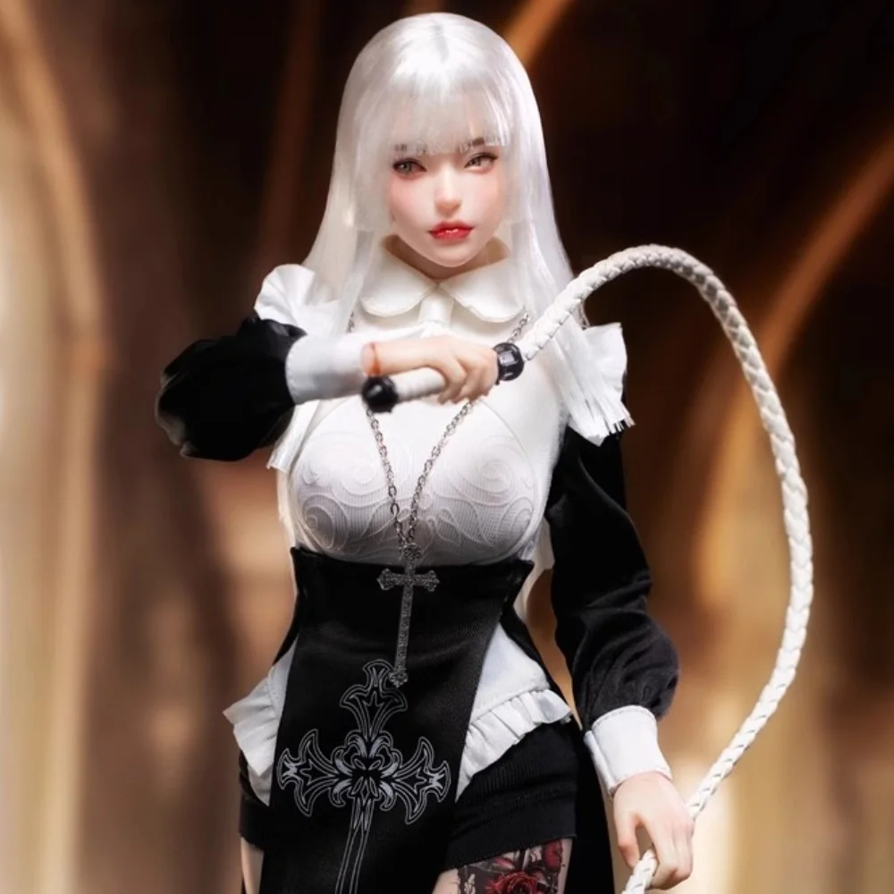 

Longshan Heavy Industry LS2024-04 1/6 Scale Female Soldier Mysterious Dark Nun Hathaway Full Set 12" Action Figure Model Toys