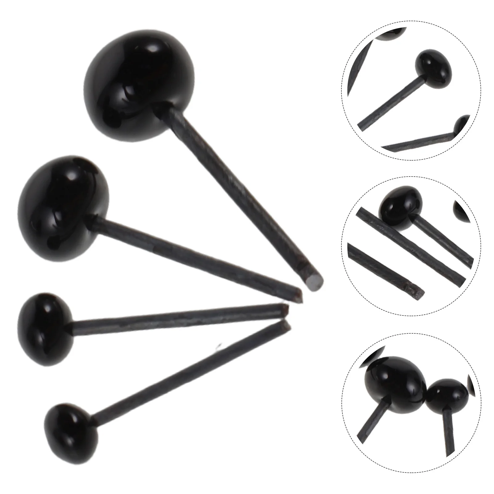 

400pcs Handmade Glass Eyes 3Mm 4Mm 5Mm 6Mm Realistic Craft Eyeballs For Stuffed Needle Felting Making Supplies Crochet Animal