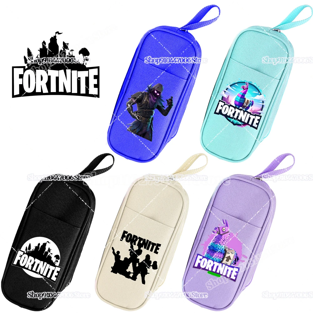 Игра Fortnights пеналы Fortnited аниме рисунок пенал с принтом для студентов стационарные фортецы ночь школьные принадлежности