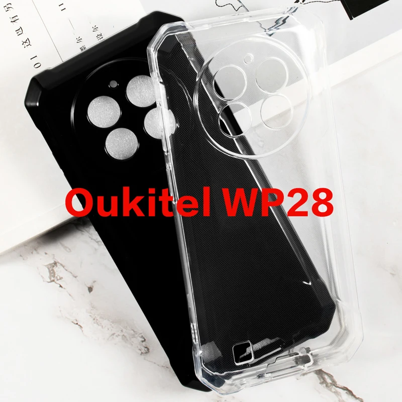 Transparante Telefoon Hoesje Voor Oukitel Wp28 Cover Ultra-Dunne Doorzichtige Zachte TPU Case Cover Voor Oukitel Wp28 Wp 28 Oukitel Funda Bumper