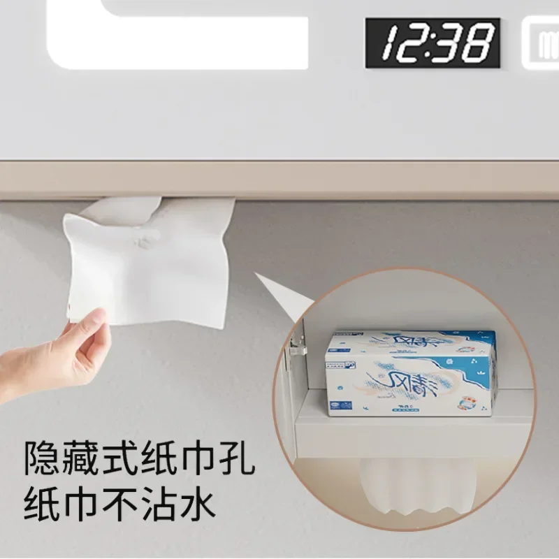 Ceramic Cream Cabinet for Bathroom Premium Quality Reinforced Frame Long Lasting Easy Assembly Scratch Resistant Easy to Use