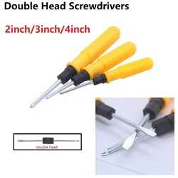 2 Sides Double Head Slotted Cross Screwdrivers Portable Household Outdoor Hand Screws Driver Remover For Hand Tool Accessory