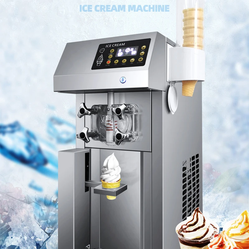 ZM-A122 Ice cream machine fully automatic one-button self-service commercial ice cream machine ice cream single head