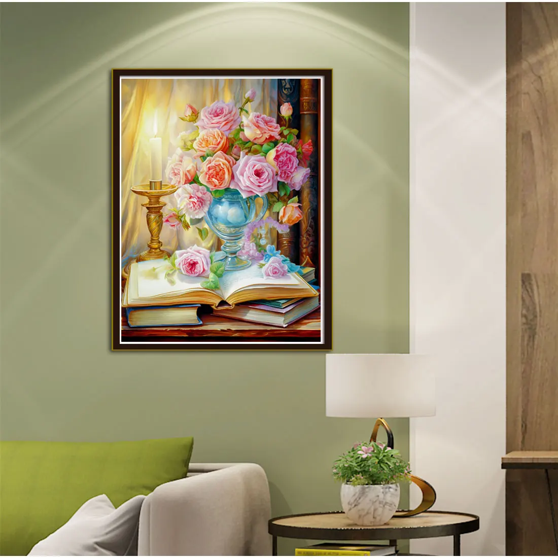 Classical Elegance Cross Embroidery DIY Kit New Fashionable 11CT Cloth Embroidery Printed Fabric Set Handicraft Work Decorative