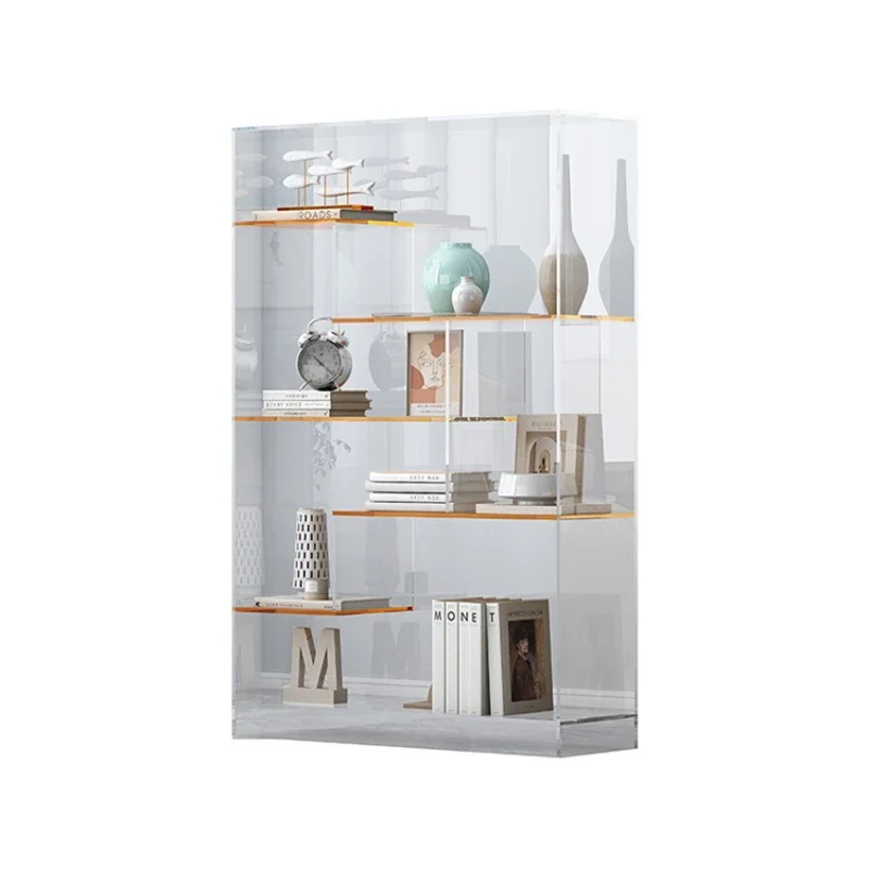 Pink Bedroom Gap Multifunctional Bookcase Storage Children's Organizer Library Book Shelves Acrylic 틈새선반 Nordic Furniture