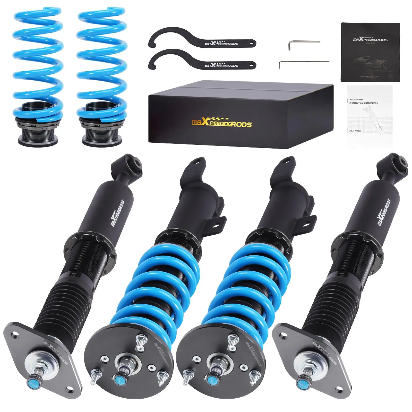 24 cara redaman adj. Coilovers For challenger Charger 2011-2022 shock Struts Kit