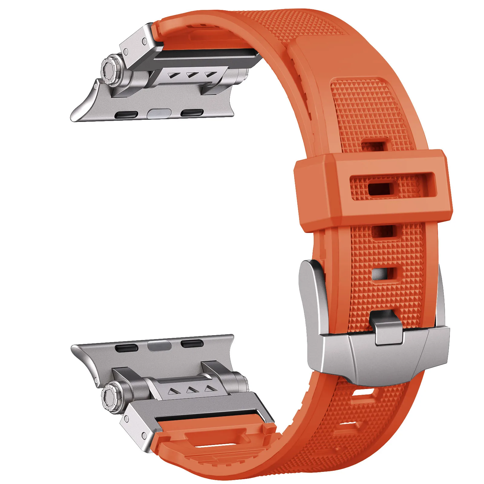 Bracelet de montre à connecteur en métal pour Apple Watch Band, bracelet de sport pour iWatch Series Ultra 2, 9, 8, 7, 6, 5, 4, SE, 49mm, 45mm, 44mm, 42mm