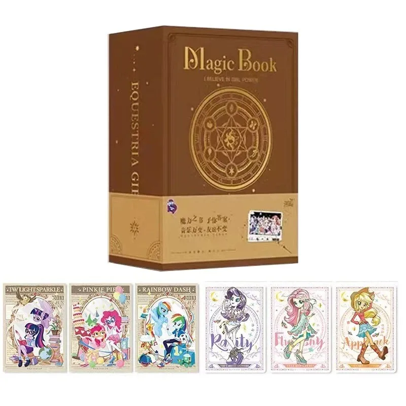 KAYOU My Little Pony Equestria Girls Magic Book Cards, SP and L5 Character Designs, Twilight Sparkle, Rainbow Dash and More
