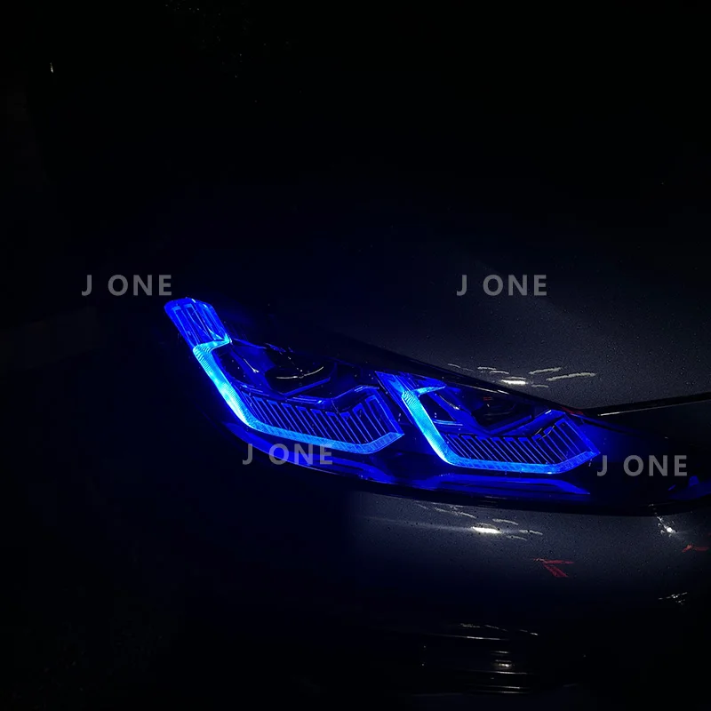 J ONE Drl Rgb التحكم في الألوان عن طريق الهاتف لسيارات BMW 4 Series M3 M4 G22 G23 G26 G80 G82 G83 2022 إلى 2023 Rgb Drls لملحقات السيارات #4