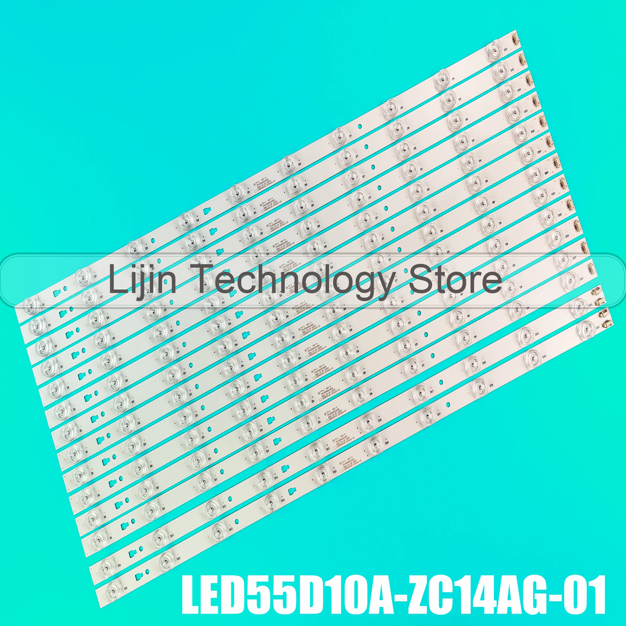 

LED BackLight Strip For 55ULES76T2 TF-LED55S37T2SU LED55K36U LED55K35U LS55AL88U71 LED55D10A A55U S55U U55H3 ZC1402