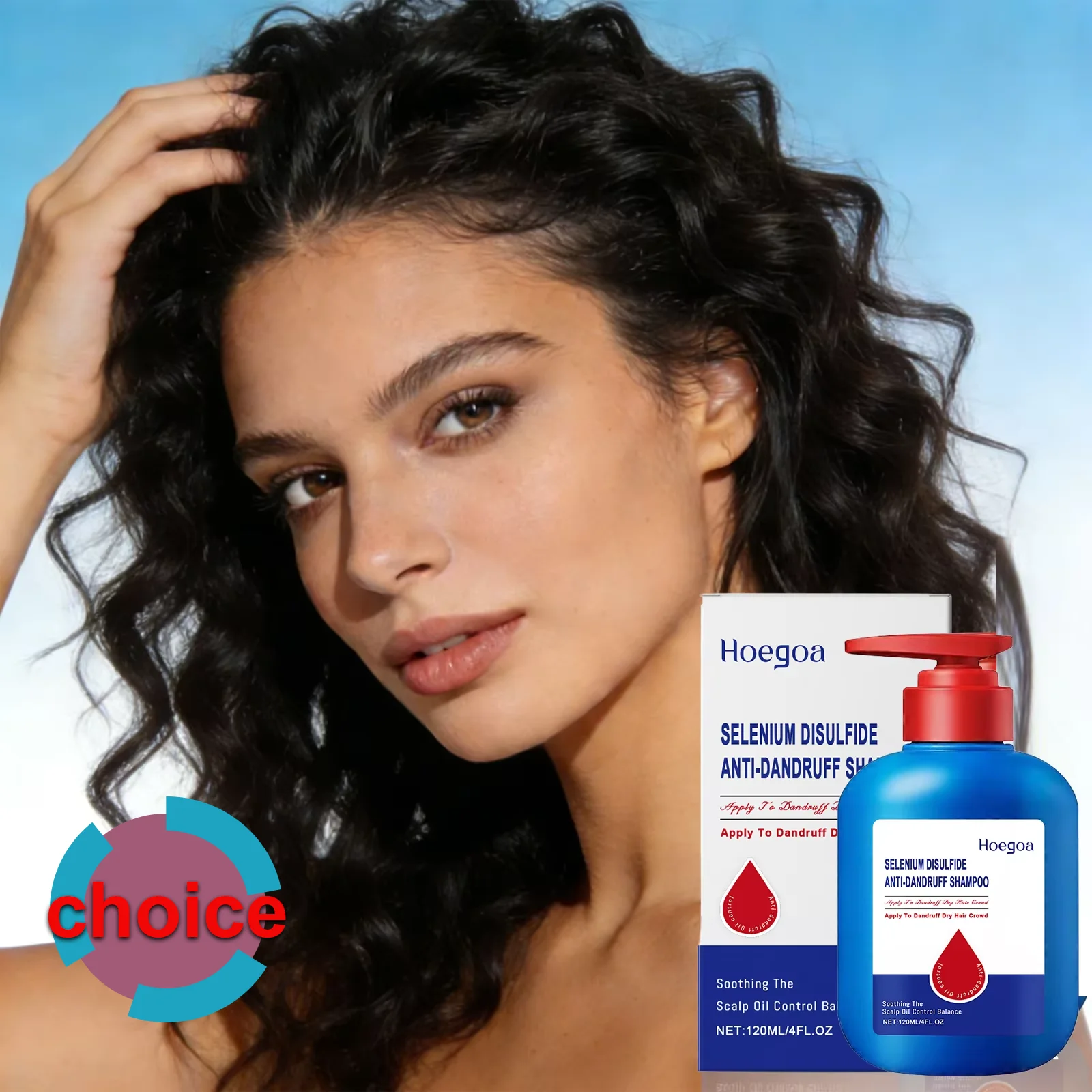 Anti-Dandruff Selenium Disulfide Shampoo for Dry Hair Oil Control Deep Clean Scalp Soothing Enhance Hair Luster And Elasticity