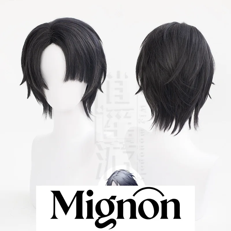 

Path to Nowhere Male Chief Cosplay Wig Unisex Black Short Hair Halloween Gift