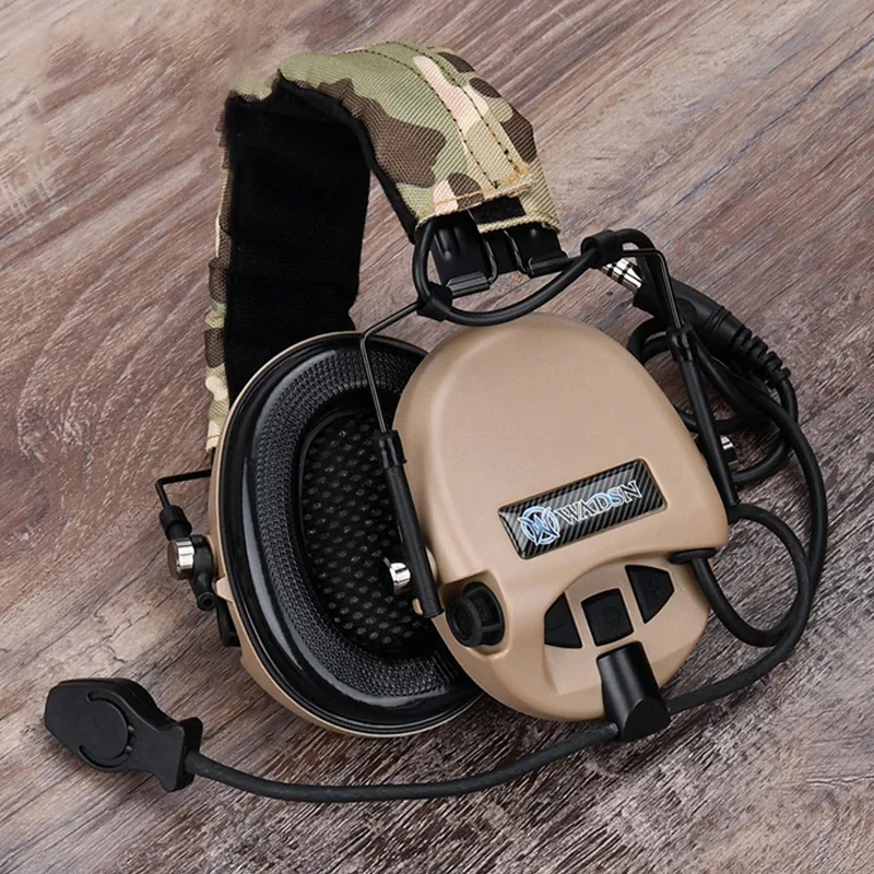 WADSN – casque de Communication Sordin MSA Softair, écouteurs avec réduction du bruit, entrelacement tactique pour la chasse et le tir en extérieur