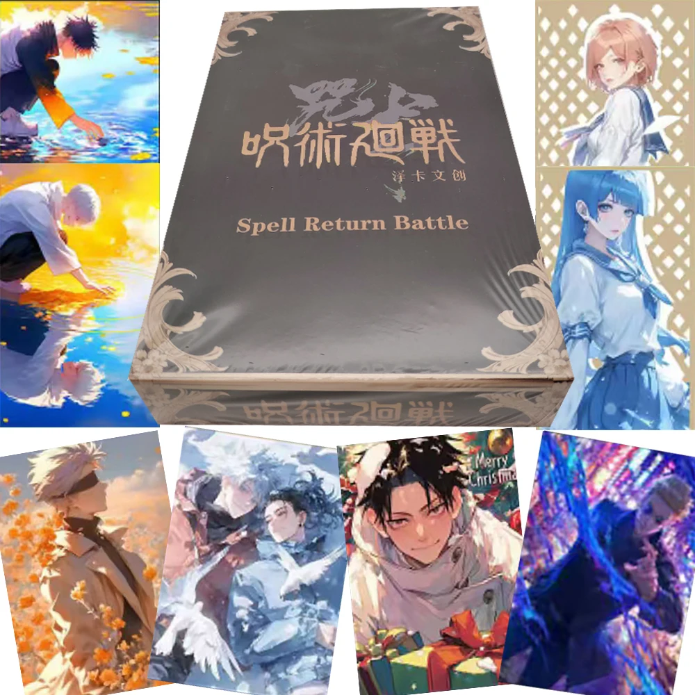 

Jujutsu Kaisen Color Paper Cards Fushiguro Megumi Itadori Yuji Fashion Trend Exquisite Creative Anime Hobby Collection Card Gift