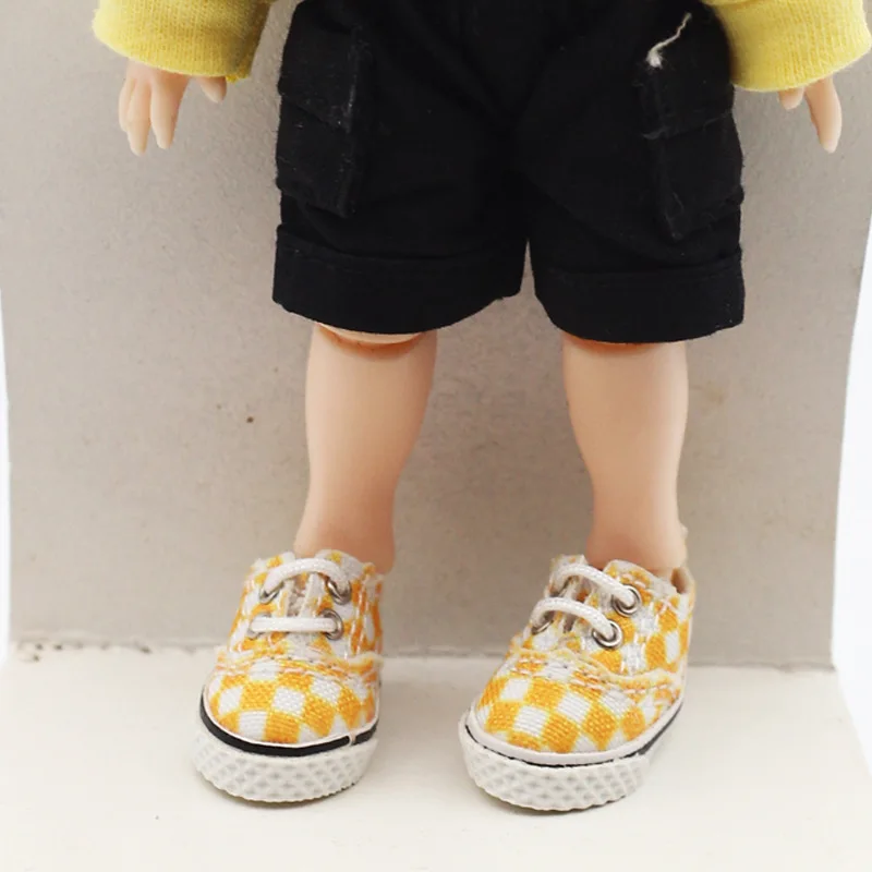 HOUZIWA Molly Gsc 1/12 BJD Shoes Canvas OB11 Doll Shoes