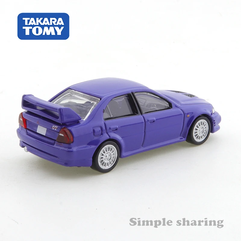 Takara Tomy Tomica Premium 13 Mitsubishi Lancer Evolution VI GSR 1/61 Car Model Replica Series Children Christmas Gifts Boy Toys