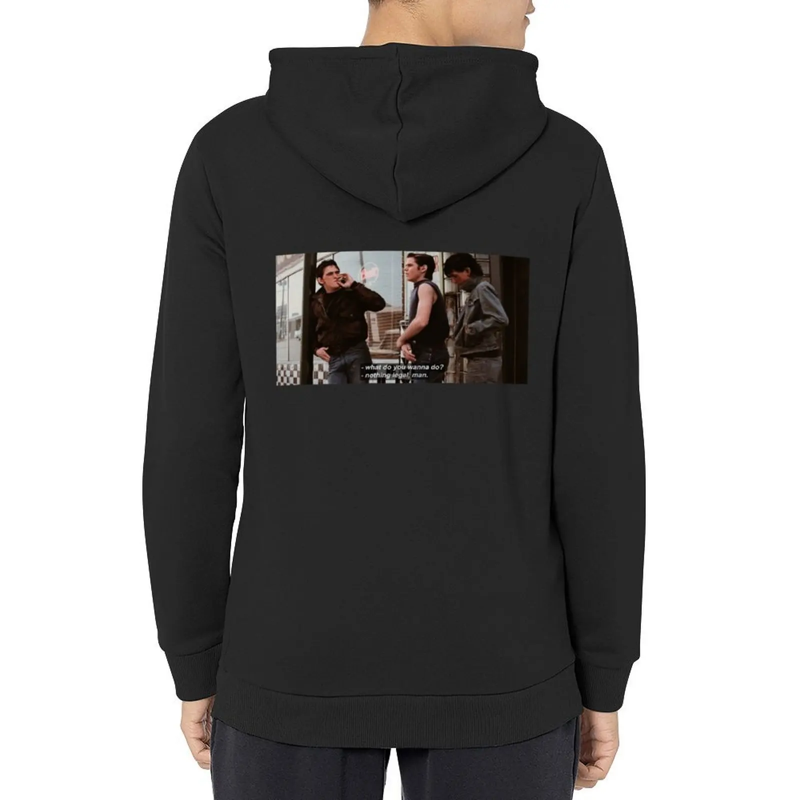 

nothing legal, man Hoodie blouse men clothes male clothes japanese style tracksuit men